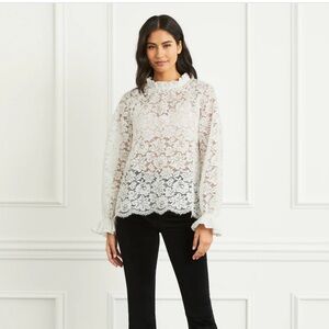 Hill House Home Lace Millie Top in White